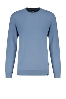 Wehkamp America Today trui fijn gebreid blauw aanbieding