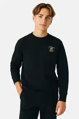 Wehkamp Cars sweater met backprint zwart aanbieding