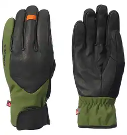 Wehkamp Icepeak skihandschoenen Harlingen zwart/groen aanbieding