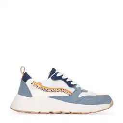 Wehkamp POSH by Poelman Charlie chunky sneakers wit/denim aanbieding