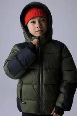 Wehkamp NAME IT KIDS gewatteerde jas donkergroen aanbieding