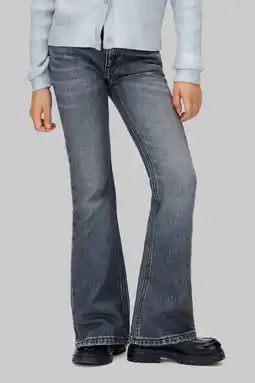 Wehkamp Calvin Klein flared jeans grey denim aanbieding
