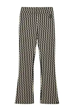 Wehkamp Indian Blue Jeans flared legging zwart aanbieding