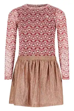 Wehkamp Like Flo midi jurk rood aanbieding