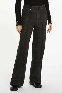 Wehkamp Morgan highwaist wide leg jeans grijs aanbieding