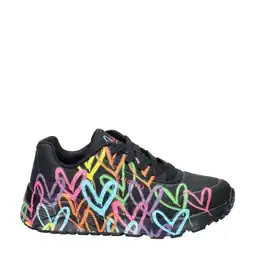 Wehkamp Skechers sneakers zwart/multi aanbieding
