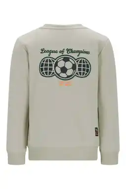 Wehkamp TYGO & vito sweater met backprint zand aanbieding