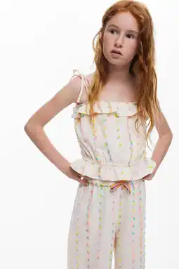 Wehkamp Desigual spaghettitop ecru aanbieding