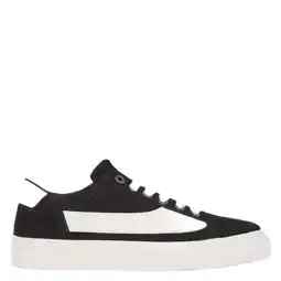 Wehkamp G-STAR Loom BSC W suède sneakers zwart/wit aanbieding
