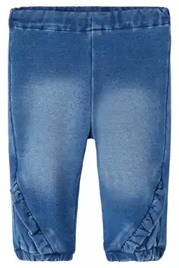 Wehkamp NAME IT BABY baby regular fit jeans NBFBELLA medium blue denim aanbieding