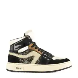 Wehkamp Graceland leren sneakers zwart/goud aanbieding