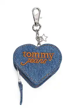 Wehkamp Tommy Jeans denim sleutelhanger Coin Purse blauw aanbieding