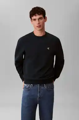 Wehkamp CALVIN KLEIN JEANS sweater donkerblauw aanbieding
