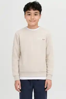 Wehkamp JJ REBEL JUNIOR sweater met backprint ecru aanbieding
