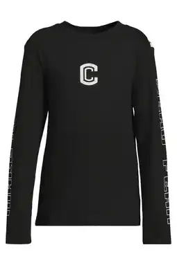 Wehkamp Coolcat longsleeve met printopdruk Lennon zwart aanbieding