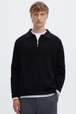 Wehkamp Selected pullover gebreid donkerblauw aanbieding