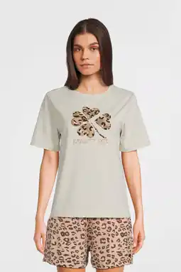Wehkamp Like Flo Young T-shirt ecru aanbieding