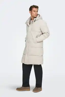 Wehkamp ONLY & SONS parka ecru aanbieding