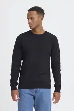 Wehkamp Blend gebreide trui zwart aanbieding