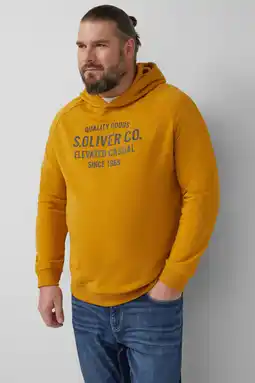 Wehkamp s.Oliver Big Size hoodie geel aanbieding