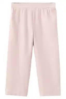 Wehkamp Mango Kids linnen casual broek lichtroze aanbieding