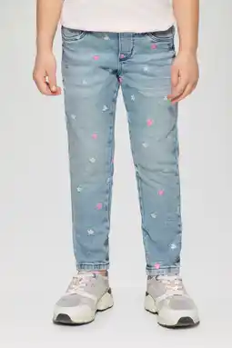 Wehkamp s.Oliver slim fit jeans light blue denim aanbieding