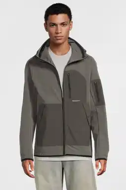 Wehkamp KRAKATAU softshell jas donkergroen aanbieding