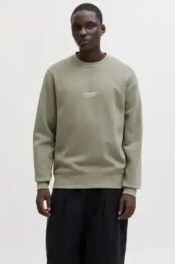 Wehkamp JACK & JONES ESSENTIALS sweater lichtkaki aanbieding