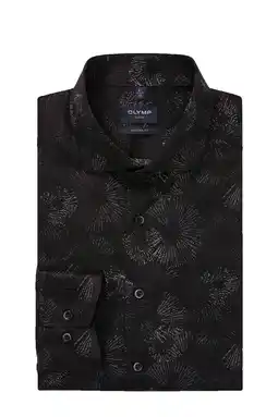 Wehkamp Olymp getailleerd casual overhemd zwart aanbieding