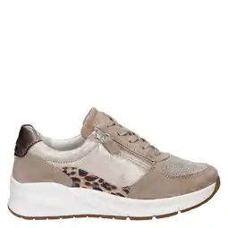Wehkamp Nelson Flex suède sneakers beige aanbieding
