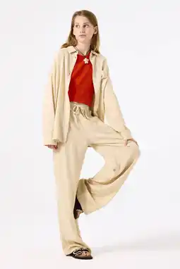 Wehkamp Garcia relaxed casual broek beige aanbieding