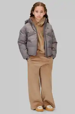 Wehkamp Calvin Klein fluwelen hoodie + broek lichtbruin aanbieding