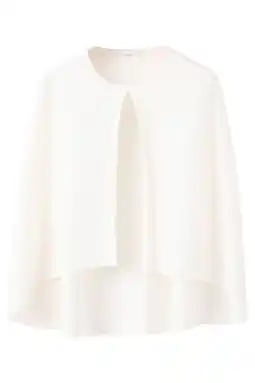 Wehkamp Mango Kids vest ecru fijn gebreid aanbieding