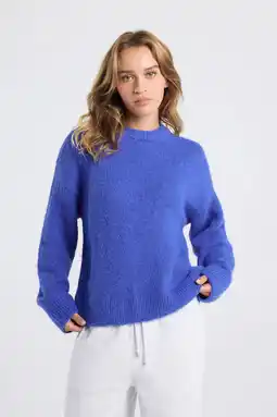 Wehkamp America Today gebreide trui blauw aanbieding