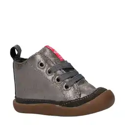 Wehkamp Shoesme BF8W001-F leren babyschoenen/loopschoenen zilver aanbieding