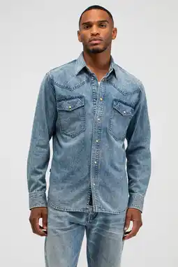 Wehkamp Butcher of Blue Regular casual overhemd blauw aanbieding