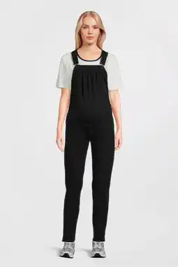 Wehkamp LOVE2WAIT skinny zwangerschapstuinbroek zwart aanbieding