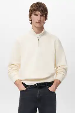Wehkamp Mango Man sweater wit aanbieding