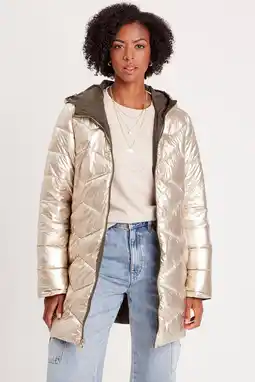 Wehkamp Cache Cache reversible jas kaki/ goud aanbieding