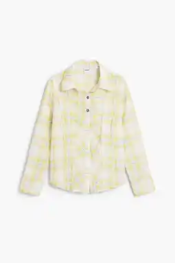 Wehkamp Desigual geruit blouse lichtgeel aanbieding