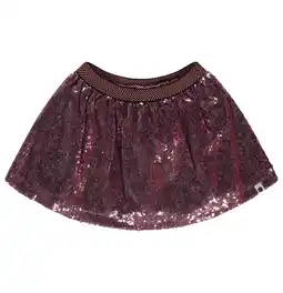 Wehkamp Stains&Stories korte rok met pailletten roze aanbieding