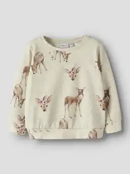 Wehkamp NAME IT MINI Bambi sweater ecru aanbieding