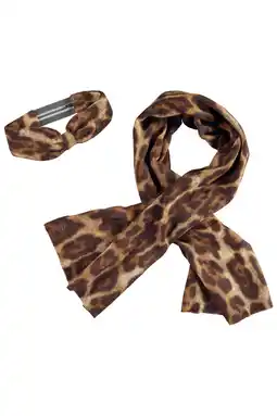 Wehkamp Like Flo sjaal + hoofdband bruin aanbieding