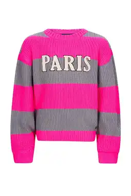 Wehkamp Retour Jeans trui roze grof gebreid aanbieding