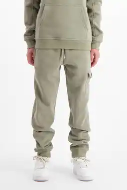 Wehkamp BLACK BANANAS regular cargo broek lichtgroen aanbieding
