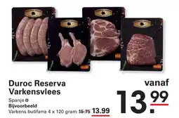 Sligro Duroc Reserva Varkensvlees aanbieding