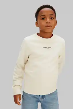 Wehkamp Calvin Klein sweater grijs aanbieding