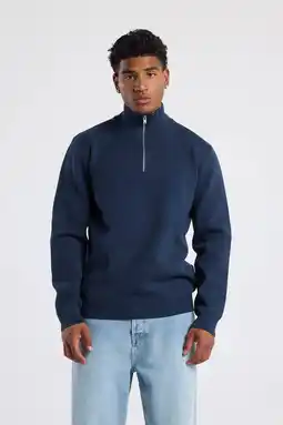 Wehkamp America Today gebreide trui blauw aanbieding