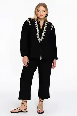 Wehkamp YOEK blousetop met borduursels nee aanbieding