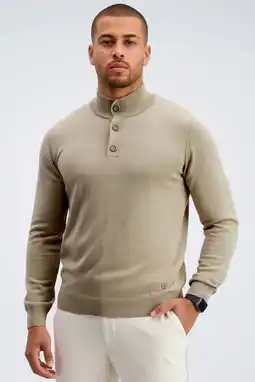 Wehkamp GABBIANO gebreide trui taupe aanbieding